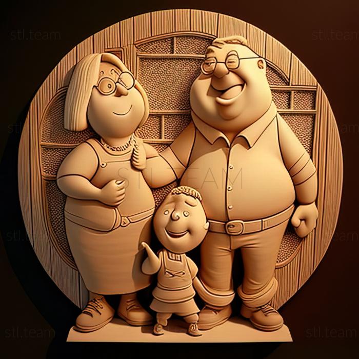 3D model st Gillian Russell Wilcox Family Guy (STL)
